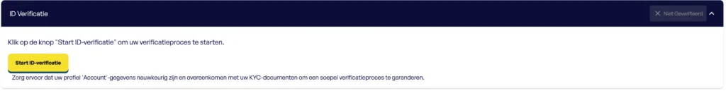 Verificatie voor SkyHills login